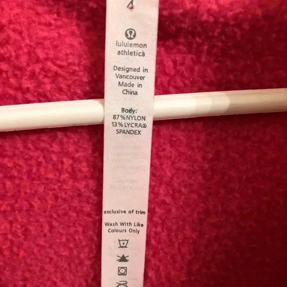 Lululemon Hot Pink Scuba Hoodie Size  4 - Picture 10 of 16